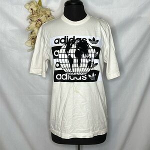 Adidas globe t shirt